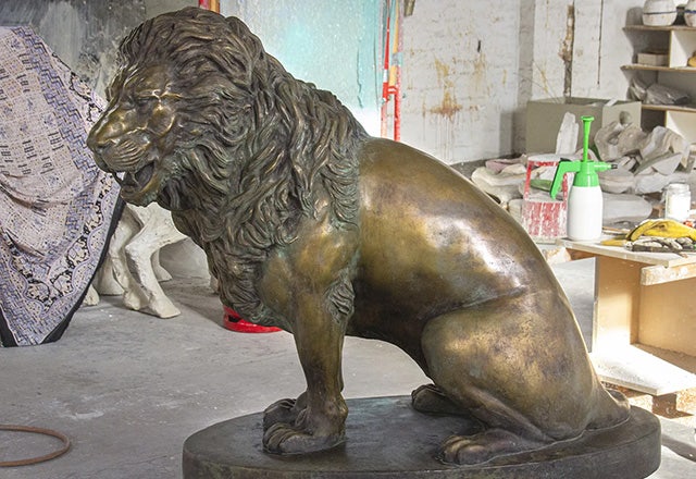 3D printed bronzeFill Lion 3D printed bronzeFill Lion