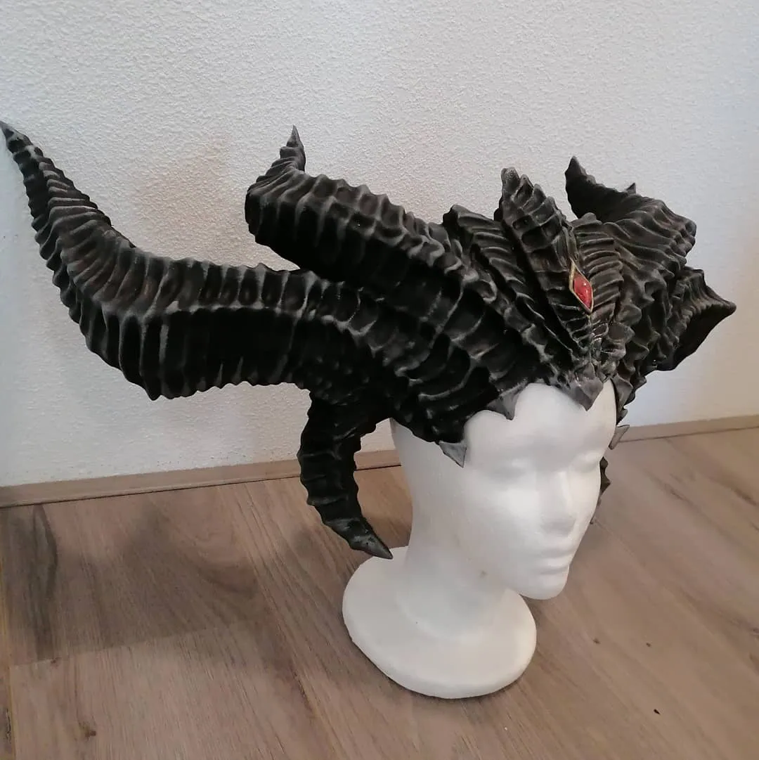 3D print cosplay parts 3D print cosplay head part