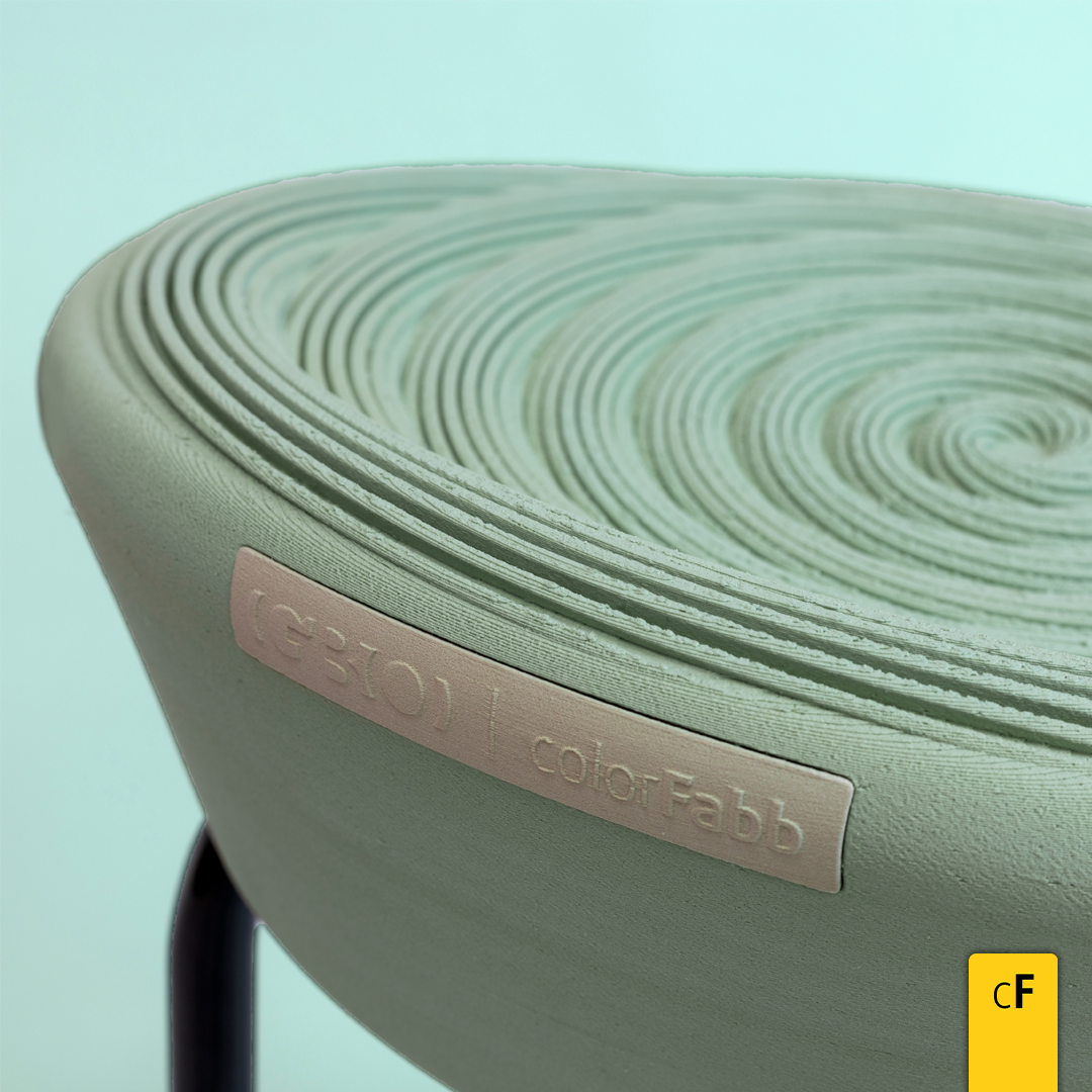 IKEA 'MARIUS' stool Printed with Vibers Pastel Green, woodFill and PLA Economy Light Gray IKEA 'MARIUS' stool Printed with Vibers Pastel Green, woodFill and PLA Economy Light Gray