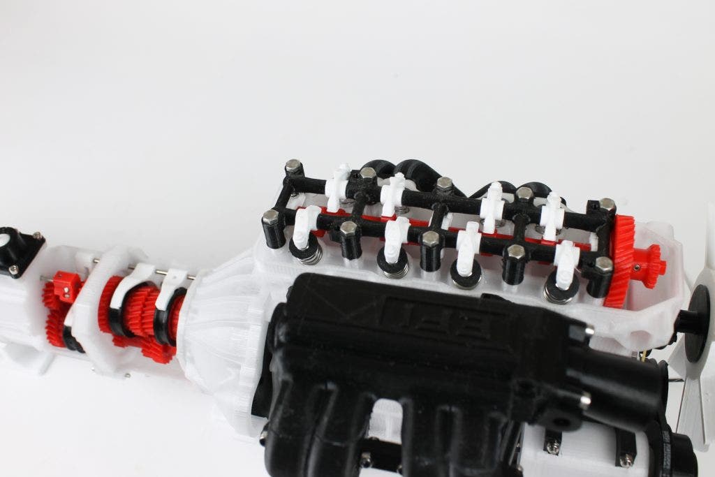 Toyota engine, printed by Korneel Bullens Toyota engine, printed by Korneel Bullens