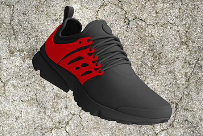 3D printed shoe 3D printed shoe, LW-PLA , Varioshore